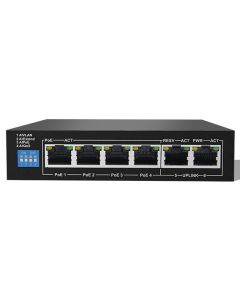 Switch AI106 4*10/100Mbps PoE ports, 2*10/100Mbps RJ45 ports