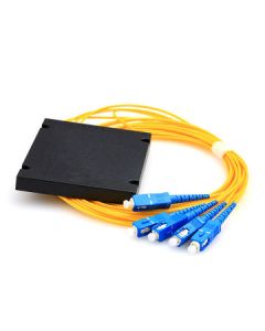 PLC Split. 1x 8 SC/UPC, ABS box 2mm 1m
