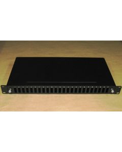 19'' ODF 24 порта, дуплекс, 1U, 2 касети, 48 термофити