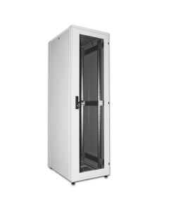 19" Комуникационен шкаф 42U/800mm, закалено стъкло, усилен