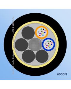 ADSS MLT  24F, 2x12F, HDPE, 4000N, G.652D. 2