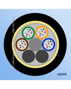 ADSS MLT  48F, 4x12F, HDPE, 1600N, G.652D. 2
