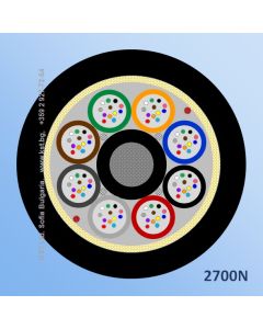 ADSS MLT  96F, 8x12F, HDPE, 2700N, G.652D.