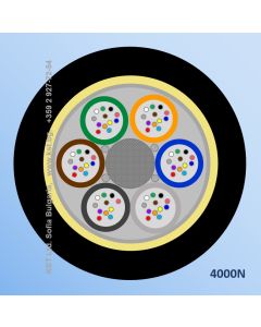 ADSS MLT 72F, 6x12F, HDPE, 4000N, G.652D