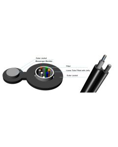 AER UT 12F, MDPE, 500/1300N, Messenger 1.6mm