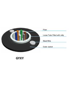 DUCT UT 4F, MDPE, 300/800N, Steel Wire 2x0.5mm