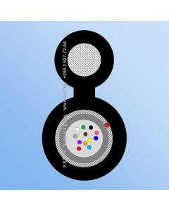 AER UT 12F, HDPE, 2000N, Non-metalic Messenger 2.00mm