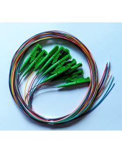 Пигтайл E2000/APC SM, 0.9mm 1.5m 12col, Easy Strip, LSZH