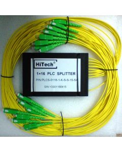 PLC Split. 1x64 SC/APC, ABS box 3mm 1m