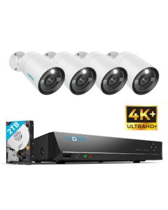 RLK8-1200B4-A PoE NVR & IPC Camera System Kit
